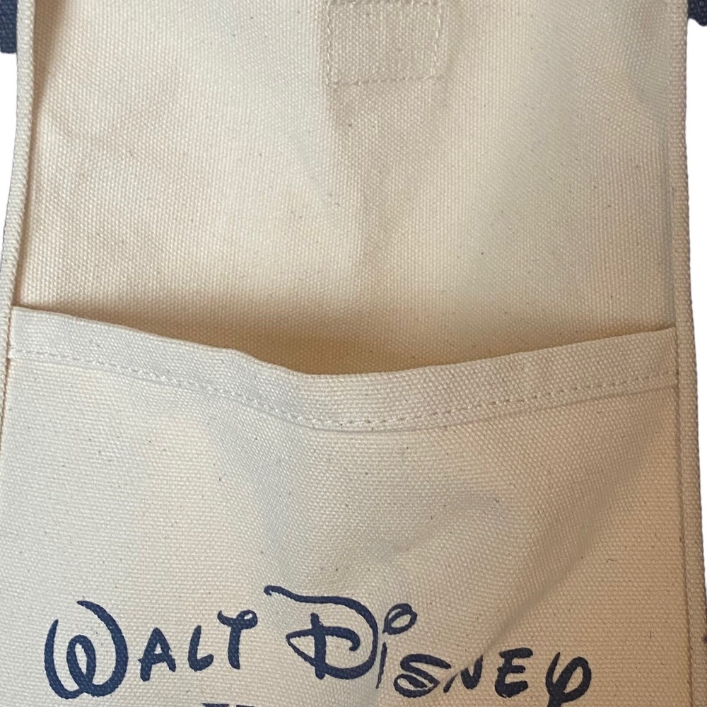NEW Walt Disney World Canvas Tote Travel Beach Shoulder  Bag 15" - Picture 4 of 8